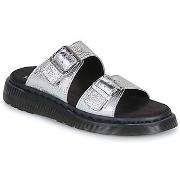 Slippers Dr. Martens Josef Slide Silver Metallic Tumble