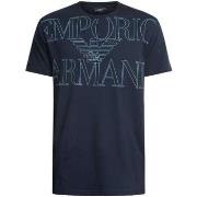 Pyjama's / nachthemden Emporio Armani Lounge Groot Logo Grafisch T-shi...