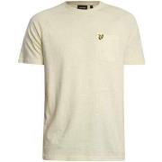 T-shirt Korte Mouw Lyle &amp; Scott Raglan T-shirt van linnenmix