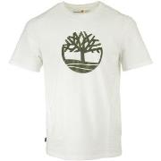 T-shirt Korte Mouw Timberland Camo Tree Logo Short Sleeve