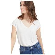 Blouse Vila Scoop Top - Optical Snow