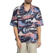 Overhemd Korte Mouw Gant Rel Sailing Print Shirt met korte mouwen