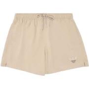 Zwembroek Emporio Armani Beach Two Tone Eagle Swim Short Beige
