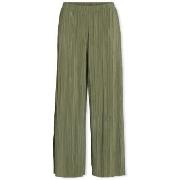 Broeken Vila Noos Plisa Trousers - Oil Green