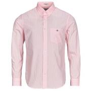 Overhemd Lange Mouw Gant REG CLASSIC POPLIN STRIPE SHIRT