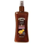 Zonverzorging Hawaiian Tropic Droge Beschermende Olie Spray SPF 15 - K...
