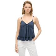 Top Superdry Débardeur en jersey à volants femme