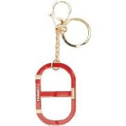 Sleutelhanger Twin Set Portachiavi In Metallo Con Oval T E Moschettone