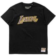 T-shirt Mitchell And Ness T-shirt Los Angeles Lakers NBA Team Logo