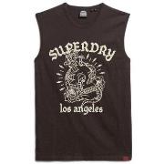 Top Superdry Débardeur à motif tatouage