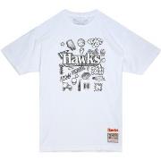 T-shirt Mitchell And Ness T-shirt Atlanta Hawks NBA Doodle