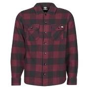 Overhemd Lange Mouw Dickies NEW SACRAMENTO SHIRT MAROON