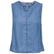 Blouse Only Top Pema-Dorsi - Medium Blue Denim