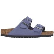 Sandalen BIRKENSTOCK Arizona Suede Leather Narrow - Purple Dusk