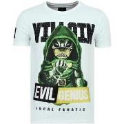 T-shirt Korte Mouw Local Fanatic Villain Duck Strakke W