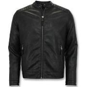 Leren Jas Local Fanatic Nep Leren Jack Biker Jas
