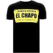 T-shirt Korte Mouw Local Fanatic Luxe Joaquin Guzman El Chapo