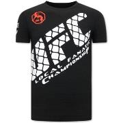 T-shirt Korte Mouw Local Fanatic Prin UFC