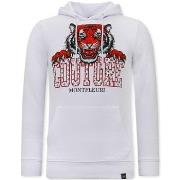 Sweater Tony Backer Hoodie Print Tiger Head