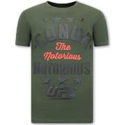 T-shirt Korte Mouw Local Fanatic The Notorious Conor Prin UFC