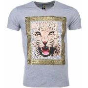 T-shirt Korte Mouw Local Fanatic Tijger Print