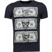 T-shirt Korte Mouw Local Fanatic Beter Have My Money Rhinestone