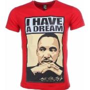 T-shirt Korte Mouw Local Fanatic Martin Luther King I Have A Dream