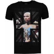 T-shirt Korte Mouw Local Fanatic Mayweather Rhinestone