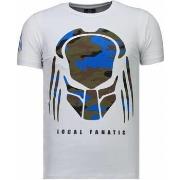 T-shirt Korte Mouw Local Fanatic Predator Rhinestone