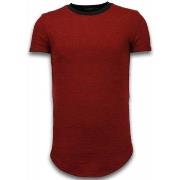 T-shirt Korte Mouw Justing D Encrypted Long Fi Zipped