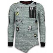 Sweater Local Fanatic Longfit Asymric Embroidery Patches