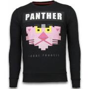 Sweater Local Fanatic Panther Rhinestone Black