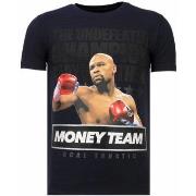 T-shirt Korte Mouw Local Fanatic Money Team Champ Rhinestone