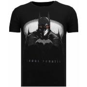 T-shirt Korte Mouw Local Fanatic Badman Rhinestone