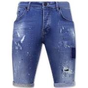 Korte Broek Local Fanatic Korte Broek Skinny Verfspatten SH