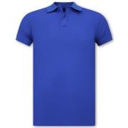 Polo Shirt Korte Mouw True Rise Polo Polo Korte Mouw Polo Cobalt