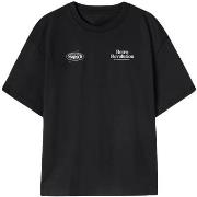 T-shirt Korte Mouw Superb 1982 SPRB-SELLDRUGS-NEGRA