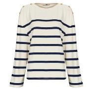 T-Shirt Lange Mouw Tommy Hilfiger LWK GOLD BUTTON BOAT-NK LS TEE