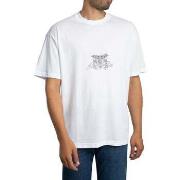 T-shirt Korte Mouw BOSS Oversized Duarms T-shirt met grafische achterk...