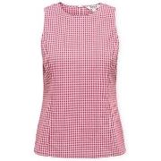 Top Only Top Maye Check - Salsa/White