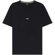 T-shirt Korte Mouw BOSS Lightweight Unique T-Shirt Black