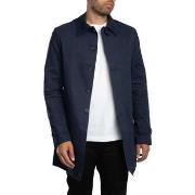 Mantel Trojan Katoenen Mac-jas met paisley-afwerking en perzikmotief