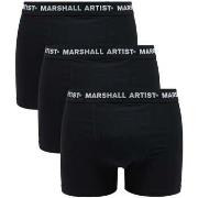 Boxers Marshall Artist 3 Pack Boxer Shorts Black