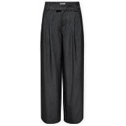 Broeken Only Nisa Life Trousers - Dark Grey Melange