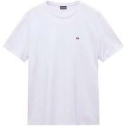 T-shirt Korte Mouw Napapijri Salis Sum T-Shirt White