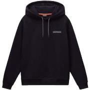 Sweater Napapijri Back Graphic Hoodie Black