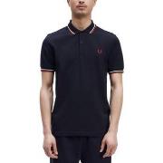 Polo Shirt Korte Mouw Fred Perry TWIN TIPPED