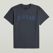 T-shirt Korte Mouw G-Star Raw D26840 C336 FELT LOGO R T