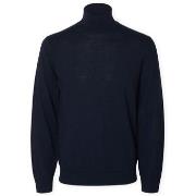 Trui Selected Noos Tray Roll Neck Knit- Navy Blazer