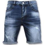 Korte Broek Enos Korte Broek Gescheurd Short